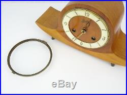 JUBA Schatz German Vintage Retro Antique Mantel Shelf Clock (Hermle Kienzle era)