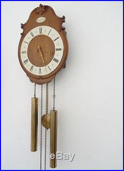 Junghans Vintage Antique German Wall Clock 8 day (Kienzle Mauthe Hermle era)