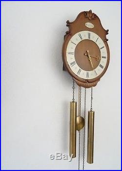 Junghans Vintage Antique German Wall Clock 8 day (Kienzle Mauthe Hermle era)