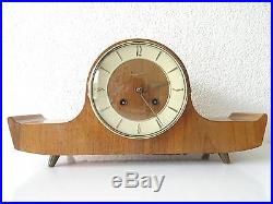Junghans Vintage German Mantel Shelf Clock Antique 8 day (Hermle Kienzle era)