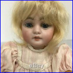 Kestner 143 Child Doll 8 original Body, Wig and Blue Sleep Eyes