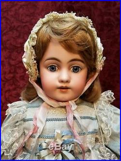 LARGE 27 Antique German Simon Halbig 1009 Bisque Socket Head Doll Beauty