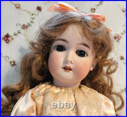 LOVELY 21 Antique German Doll Gebruder Kuhnlenz -BJB -Bisque Head