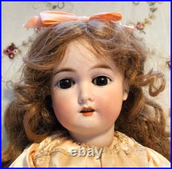 LOVELY 21 Antique German Doll Gebruder Kuhnlenz -BJB -Bisque Head