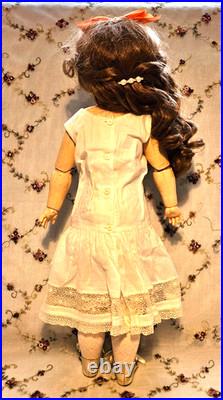 LOVELY 21 Antique German Doll Gebruder Kuhnlenz -BJB -Bisque Head