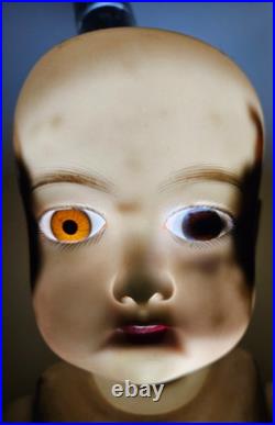 LOVELY 21 Antique German Doll Gebruder Kuhnlenz -BJB -Bisque Head