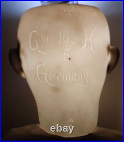 LOVELY 21 Antique German Doll Gebruder Kuhnlenz -BJB -Bisque Head