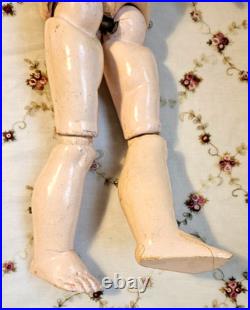 LOVELY 21 Antique German Doll Gebruder Kuhnlenz -BJB -Bisque Head
