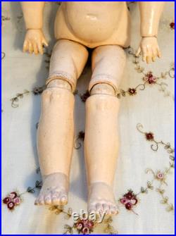 LOVELY 21 Antique German Doll Gebruder Kuhnlenz -BJB -Bisque Head