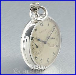 Large 22 A. Lange & Söhne Deck Watch Silver German Marine Chronometer