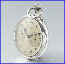 Large 22 A. Lange & Söhne Deck Watch Silver German Marine Chronometer