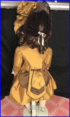 Large 29 German Bisque Girl 1906 Schoneau And Hoffmeister Compo Body