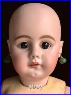 Large Antique German 28 Simon Halbig 949 Bisque Head Open Mouth Doll