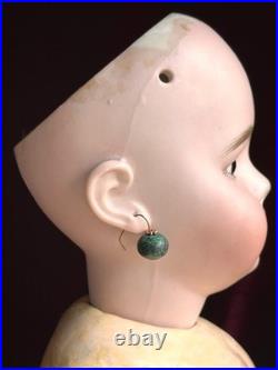 Large Antique German 28 Simon Halbig 949 Bisque Head Open Mouth Doll