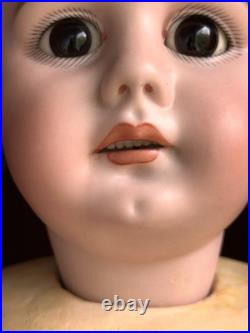 Large Antique German 28 Simon Halbig 949 Bisque Head Open Mouth Doll