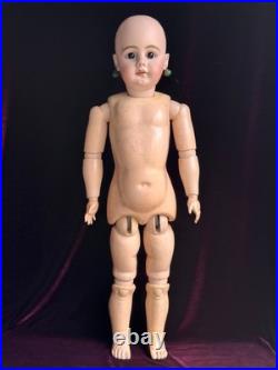 Large Antique German 28 Simon Halbig 949 Bisque Head Open Mouth Doll