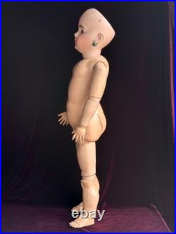 Large Antique German 28 Simon Halbig 949 Bisque Head Open Mouth Doll