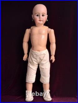 Large Antique German 28 Simon Halbig 949 Bisque Head Open Mouth Doll
