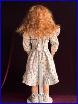 Large Antique German 28 Simon Halbig 949 Bisque Head Open Mouth Doll