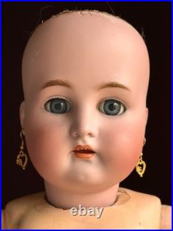 Large Antique German 28 Simon & Halbig Kammer & Reinhardt 73 Bisque Head Doll