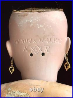 Large Antique German 28 Simon & Halbig Kammer & Reinhardt 73 Bisque Head Doll