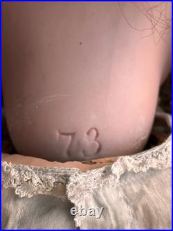 Large Antique German 28 Simon & Halbig Kammer & Reinhardt 73 Bisque Head Doll