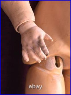 Large Antique German 28 Simon & Halbig Kammer & Reinhardt 73 Bisque Head Doll