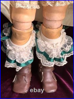 Large Antique German 28 Simon & Halbig Kammer & Reinhardt 73 Bisque Head Doll