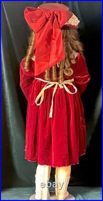 Large Antique German 32 Simon Halbig 1079 Dep Bisque Head Doll