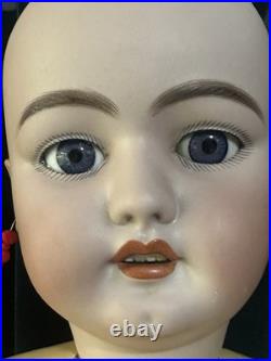 Large Antique German 32 Simon Halbig 1079 Dep Bisque Head Doll