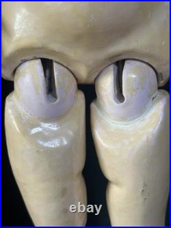 Large Antique German 32 Simon Halbig 1079 Dep Bisque Head Doll