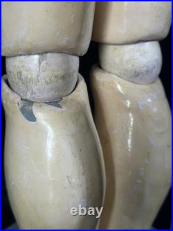 Large Antique German 32 Simon Halbig 1079 Dep Bisque Head Doll