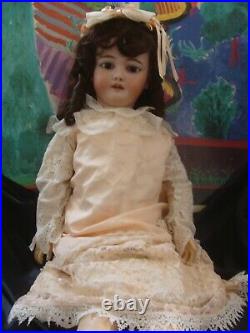 Large Antique German Doll 32 Simon & Halbig 1079, Ball Jointed Composition Body