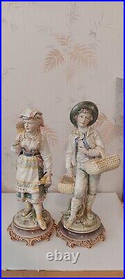 Large Antique German Porcelain Dolls