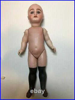 Large Beautiful Antique Simon & Halbig 886 All Bisque Doll 8 IN