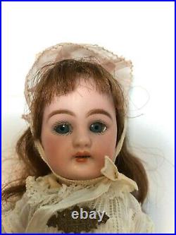 Large Beautiful Antique Simon & Halbig 886 All Bisque Doll 8 IN
