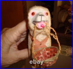 Large German DOG Candy Container Ornament Antique