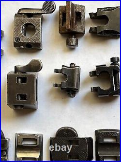 Large lot of vintage German scope claw mounts and rings