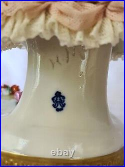 Lg. RARE German Volkstedt Ballerina Lace Figurine 9 Circa 1900 OUTSTANDING COND Lg. RARE German Volkstedt Ballerina Lace Figurine 9 Circa 1900 OUTSTANDING COND