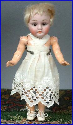 Little Angel Antique Kestner 143 8 Bisque Child Doll in Antique Dress