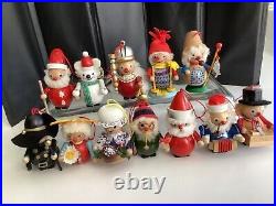 Lot (12) STEINBACH Handcrafted German Wood/Wooden Ornaments-1990s to 2015 Lot (12) STEINBACH Handcrafted German Wood/Wooden Ornaments-1990s to 2015