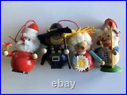 Lot (12) STEINBACH Handcrafted German Wood/Wooden Ornaments-1990s to 2015 Lot (12) STEINBACH Handcrafted German Wood/Wooden Ornaments-1990s to 2015