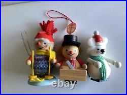 Lot (12) STEINBACH Handcrafted German Wood/Wooden Ornaments-1990s to 2015 Lot (12) STEINBACH Handcrafted German Wood/Wooden Ornaments-1990s to 2015