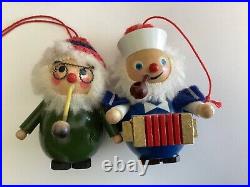 Lot (12) STEINBACH Handcrafted German Wood/Wooden Ornaments-1990s to 2015 Lot (12) STEINBACH Handcrafted German Wood/Wooden Ornaments-1990s to 2015