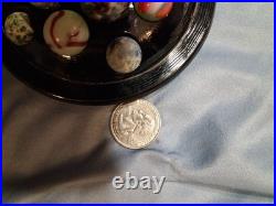 Lot 16 Vintage / Antique Marbles Mostly Handmade. German And In A Display