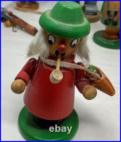 Lot 16 Vintage German Smokers Incense Burners Wood Germany Lot 16 Vintage German Smokers Incense Burners Wood Germany