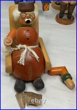 Lot 16 Vintage German Smokers Incense Burners Wood Germany Lot 16 Vintage German Smokers Incense Burners Wood Germany