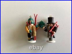 (Lot 30) Vintage Wooden Christmas Ornaments-German, Scandinavian, + 2 HALLMARK (Lot 30) Vintage Wooden Christmas Ornaments-German, Scandinavian, + 2 HALLMARK