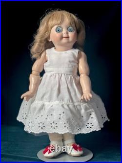 Lot Of 2 Vintage Reproduction of Antique German JDK 221 Googly Eyes 11 Dolls