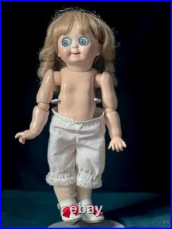 Lot Of 2 Vintage Reproduction of Antique German JDK 221 Googly Eyes 11 Dolls